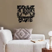 Wallity Zidna dekoracija Judge Movie, 50 x 47 cm, Crna