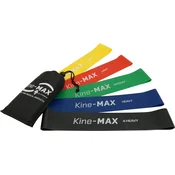Kine-MAX Guma za krepitev Kine-MAX Professional Mini Loop Resistance Band KIT - 5 bands