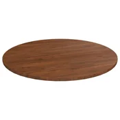 Okrugla stolna ploca tamnosmeda O 90x1,5cm tretirana hrastovina