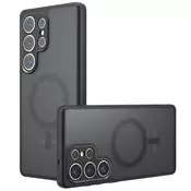 Hibridna maska PureFrost MagSafe za Samsung Galaxy S23 Ultra - black