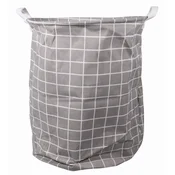 Siva košara za igracke i rublje CUBE