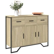 Komoda boja hrasta sonome 97x32,5x74,5 cm od konstruiranog drva