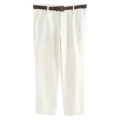 Next Chino hlače ecru/temno rjava