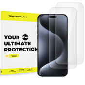2X ZAŠČITNO STEKLO ZA IPHONE 16 PLUS DOOP GLASS 2-PACK CLEAR