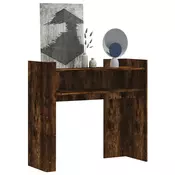 Vidaxl vidaXL Konzolna mizica dimljen hrast 100x35x90 cm