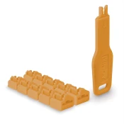 LINDY 47897 RJ45 Port Blocker ključ i 10 kom zapušač narandžasto