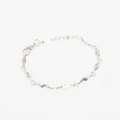 Zapestnica MAPLE Sunburst Bracelet Silver 925 16 cm