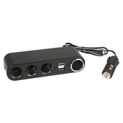 slomart Blow 96-875# Razdelilnik vžigalnika 1x moški/4x ženski + USB