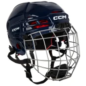 Hokejska čelada CCM Tacks 70 Combo Navy Junior