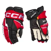Hokejske rokavice CCM Tacks XF Black/Red/White Senior 14 palcev