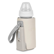 Lionelo Brezžični grelnik steklenic Thermup Go Plus Beige Sand
