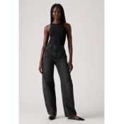 Levis for woman. 0039A-0000 Baggy Dad Barrel Jeans black (32/32), Casual, Cotton, Denim