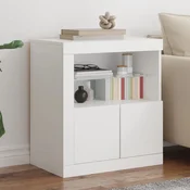 Vidaxl vidaXL LED omarica za osvetlitev bela 60,5 x 37 x 67 cm