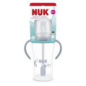 Nuk lonček Perfect Match Learner s slamico, 260ml sort