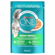 PURINA ONE INDOOR mini fileti s tunjevinom i zelenim mahunama u umaku 85 g