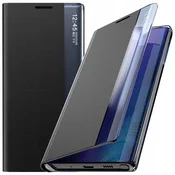 Hurtel New Sleep Case ovitek za Samsung Galaxy S23+ s preklopnim stojalom, črn