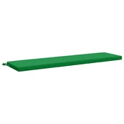 Vidaxl Blazina za klop SOEST 100% poliester Zelena 150 x 40 x 5 cm