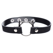 Choker Kinky Kitty, črn