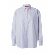 Pamučna košulja MAX&Co. za žene, boja: tamno plava, relaxed, s klasičnim ovratnikom, 2416111062200