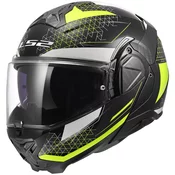 Motociklisticka kaciga na preklop LS2 FF910 Advant II Astral fluo žuta