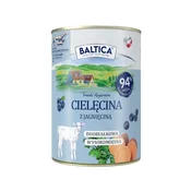 BALTICA Smaki regionów goveje meso z jagnjetino, mokra hrana za pse, 400 g