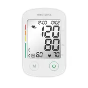 medisana BU 535 Upper Arm Blood Pressure Monitor, Accurate Blood Pressure and Pulse Monitor with Memory Function, Traffic Light Scale, Irregular Heartbeat Indicator Function