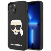Karl Lagerfeld KLHCP14SKH3DBK iPhone 14 6,1 black hardcase 3D Rubber Karl`s Head (KLHCP14SKH3DBK)