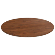 Okrugla stolna ploca tamnosmeda O70x1,5 cm tretirana hrastovina