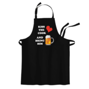 Cyber print shop Predpasnik s potiskom Kiss the cook
