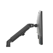 Stenski nosilec za monitor, enojna roka, stenski nosilec, črna, HDWR SolidHand-AW01