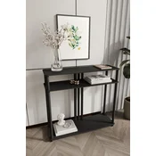 Hanah Home Komoda Garcia, 90x30x84 cm, Crna