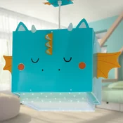 Dalber viseča svetilka LITTLE DRAGON, modra/oranžna - otroška soba - modra, oranžna, bela