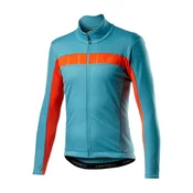 Castelli Jakna Mortirolo VI - Modro oranžna, L