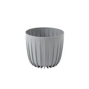 Nizek okrasni lonec MIRA 130mm siv 80717