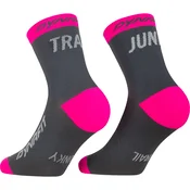 Nogavice Dynafit TRAIL MID SK, cinder/pink glo (EU 43-46)