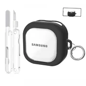 INF Zaščitno ohišje, združljivo s Samsung Buds4/4 Pro, s čistilnim peresom Black, (5000158947)