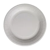 BOW Papirnati krožniki 23 cm 100 kosov za enkratno uporabo, ekološki, za catering, eko