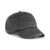 Puma WARDROBE ESS Metal Dad Cap, Black, Size S, Accessories