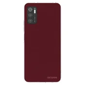 Silikonski prozorni ovitek za Xiaomi Poco M3 Pro 5G - Burgundy red