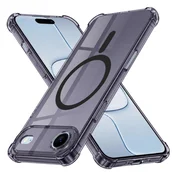 Hibridni ovitek Techsuit Shockproof MagSafe za iPhone Air - smoke black