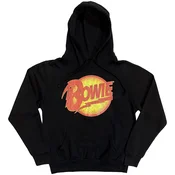 David Bowie Vintage Diamond Dogs Logo Black M Kapuco