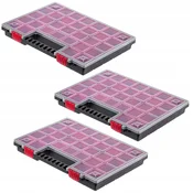 KADAX Organizator za delavnico s 21 predali, komplet 3 garažnih škatel