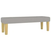Vidaxl Klop svetlo siva 100x30x30 cm blago