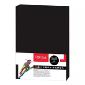 Papir barvni a4 80g intenziv optima 1/500 OPTIMA - ČRN