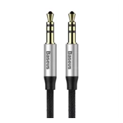 BASEUS YIVEN M30 audio kabel 3,5 mm prikljucak - 3,5 mm prikljucak, 100 cm, CRNI CAM30-BS1