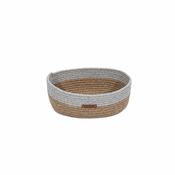 Aberto Design Dekorativna korpica 25x50x34 cm, Bež-Siva