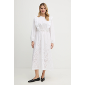 Bombažna obleka A.P.C. Robe Ginger