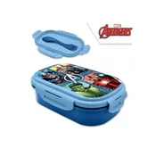 KIDS LICENSING Razdeljena plastična škatla za prigrizke z vilicami AVENGERS, AV16034