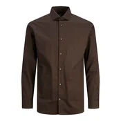 JACK & JONES Srajca JPRBLAparker temno rjava