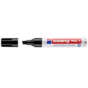 Marker permanentni 1-5 mm klinasti vrh Edding No.1 crni